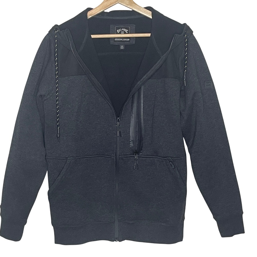 Billabong Adventure Division‎ Full Zip Up Hoodie Jacket Mens Outdoor